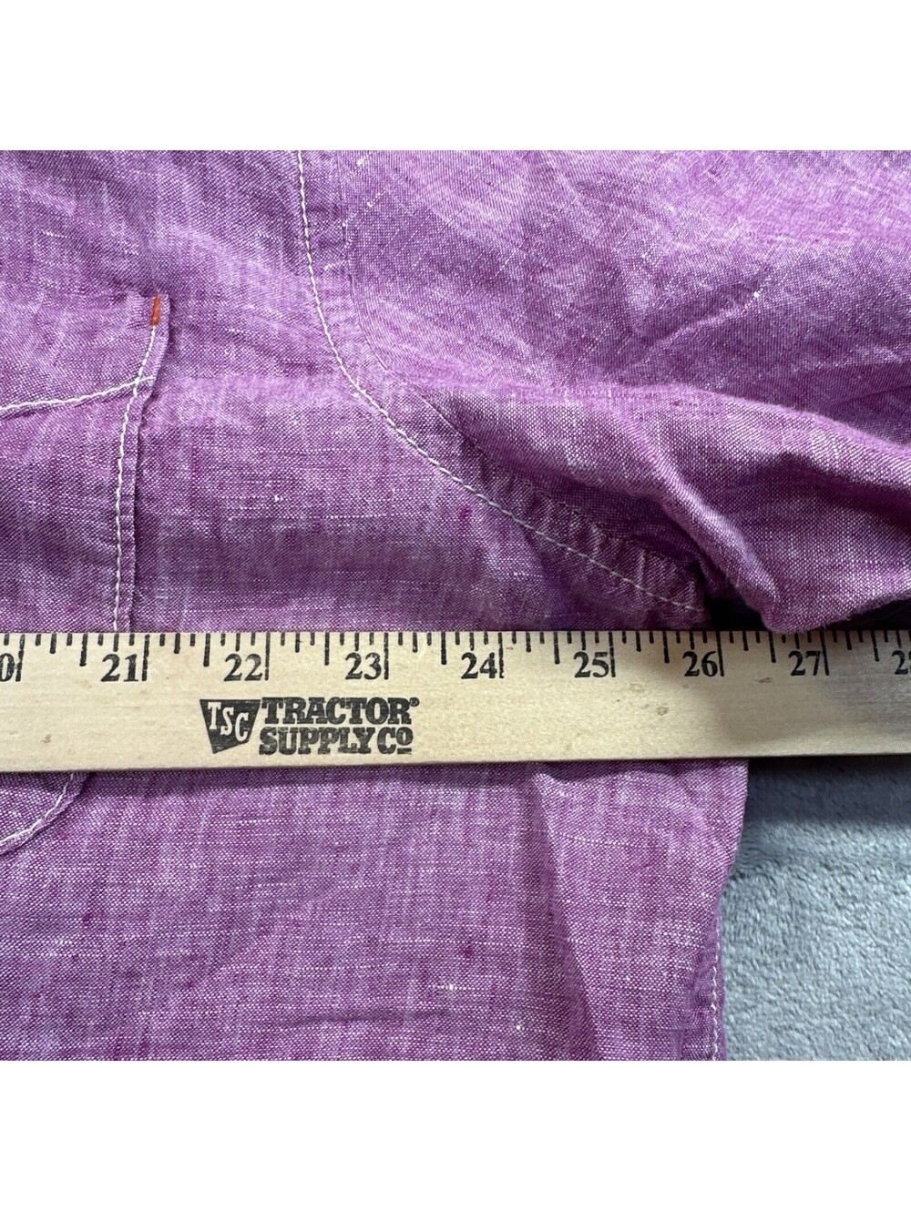 Tommy Bahama RELAX Linen Button Front Short Sleeve Plum Hawaiian Shirt Mens XL - Picture 6 of 8